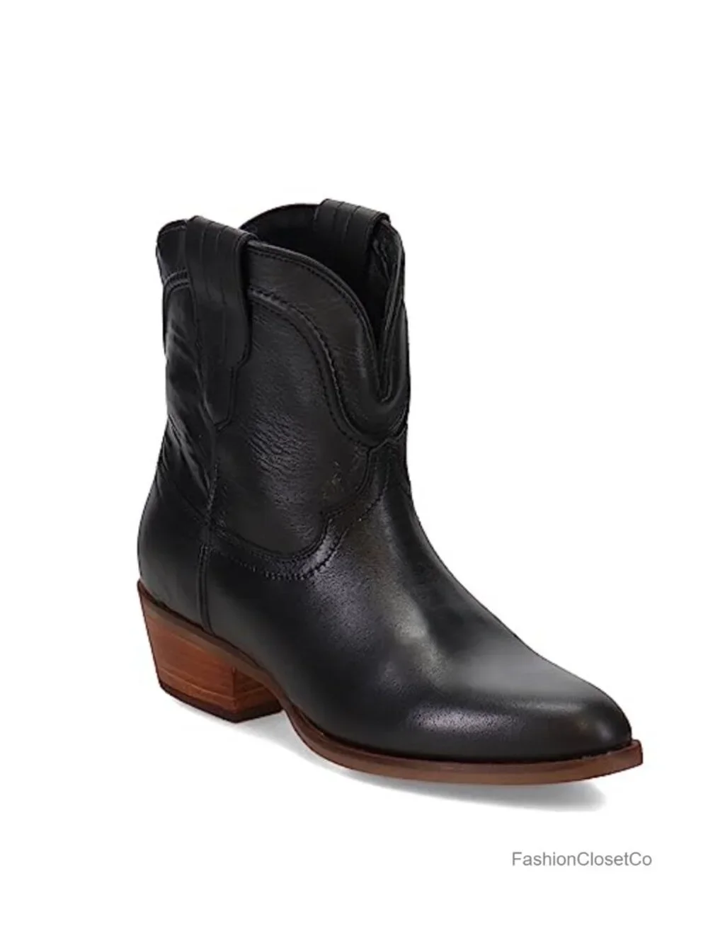 Dingo Seguaro Round Toe Pull On Ankle Boots Low Heel
